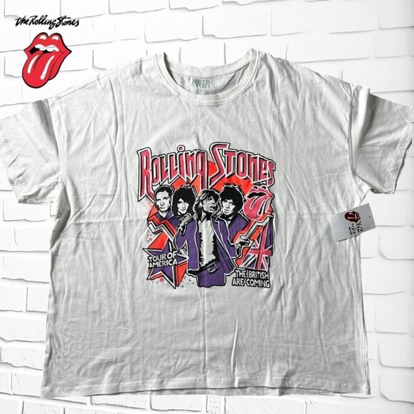 the Rolling Stones Tops - The Rolling Stones Established 1962 - Official Bravado Merch - "TOUR OF AMERICA"